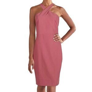 LIKELY-Halter Style Criss-Cross Spring/Summer Dress Size 8 NWT